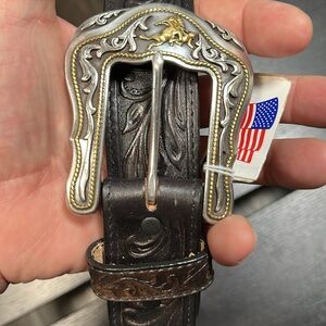 Top Leather “Tony Lama” belt
